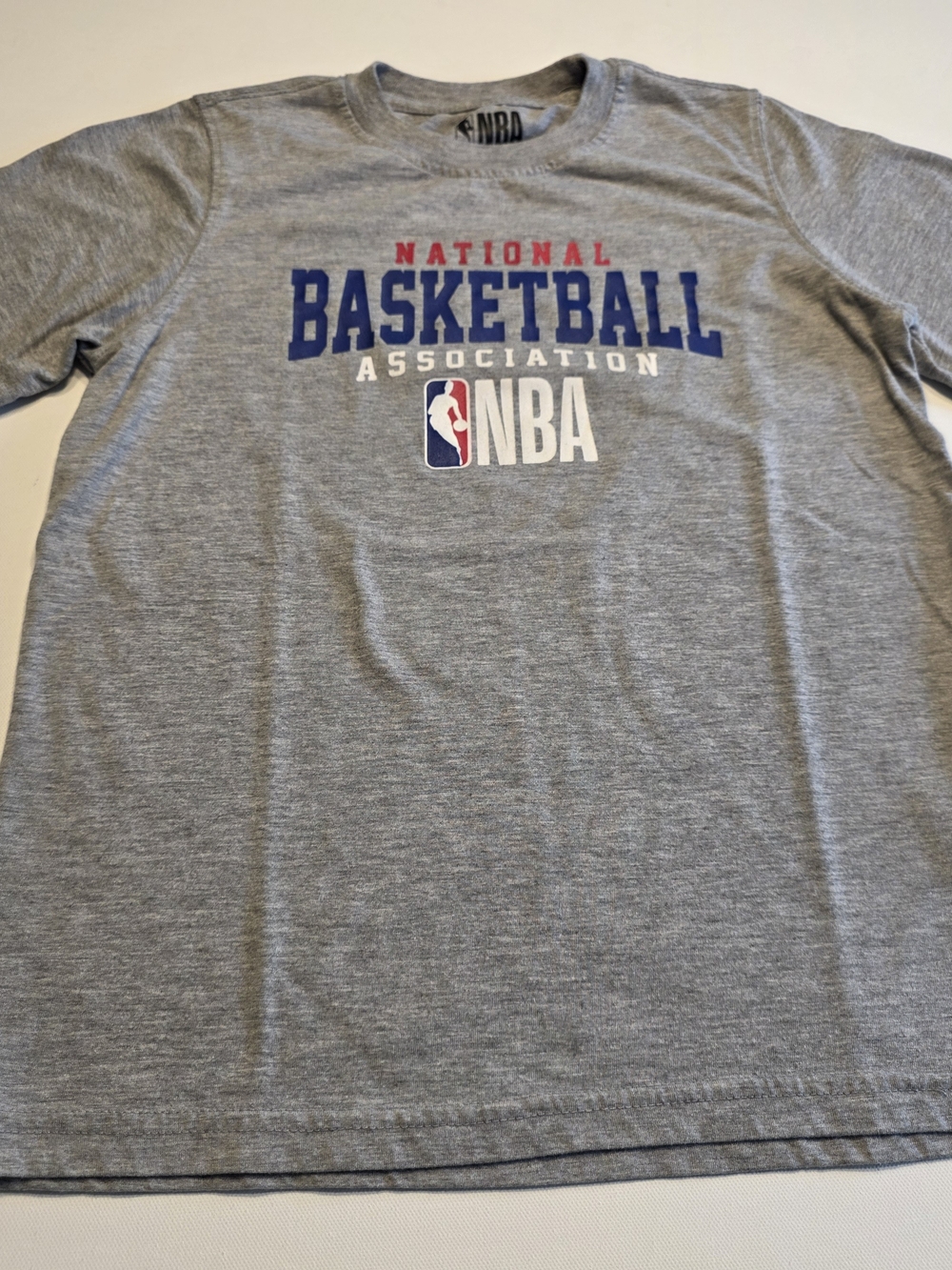 NBA Boy's Grey 'National Basketball Association' Logo T-Shirt